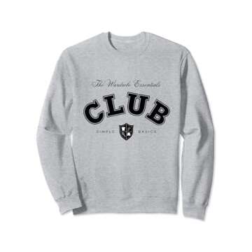 The Wardrobe Essentials Club 'CLUB' Varsity Sweatshirt - Stylish and Versatile