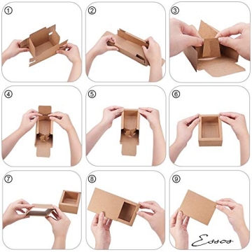 Essos Macaron Boxes with Clear Display Window 25 Pack