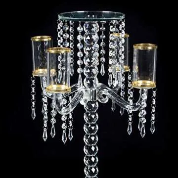 Crystal Chandelier Beads Beebel 19.7Ft for Elegant Decor