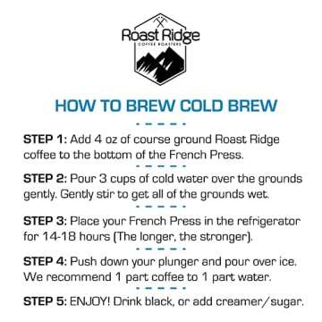 Roast Ridge Cold Brew Coffee Blend for Refreshing Flavor