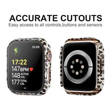 12 Pack Protective Case for Apple Watch 41mm Series 9 8 7