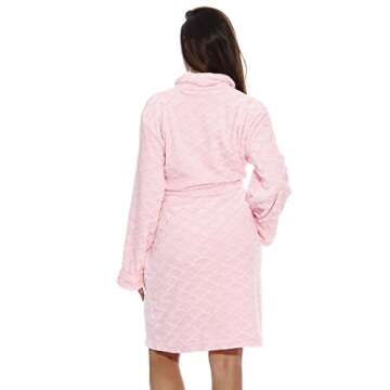 Just Love Kimono Robe / Bath Robes for Women, Size3X Plus, Light Pink