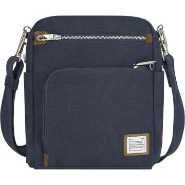 Travelon Heritage Anti-theft Tour Bag in Indigo