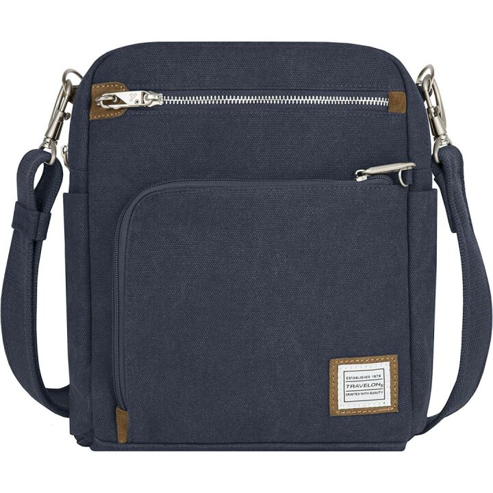 Travelon Heritage Anti-theft Tour Bag in Indigo