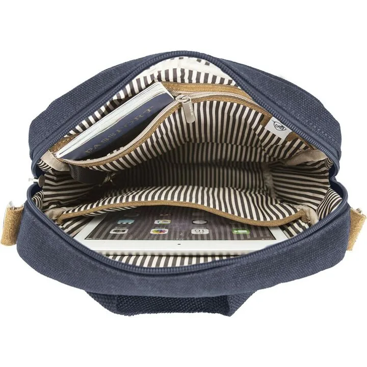 Travelon Heritage Anti-theft Tour Bag in Indigo