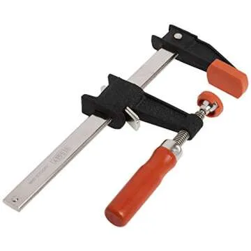 Bessey Clutch Style Bar Clamps - 6 In 600 lb - GSCC2.506 - Woodworking Clamps with Ergonomic Handle, Non-Marring Pads, Durable Cast-Iron Jaws & Serrated Rail for Carpentry & Cabinetry
