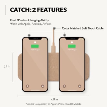 Courant Catch:2 Stylish Dual Wireless Charging Pad