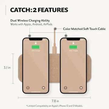 Courant Catch:2 Stylish Dual Wireless Charging Pad