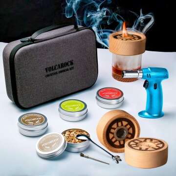 VOLCAROCK Cocktail Smoker Kit for Perfect Drinks