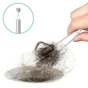 MIBIO Toilet Plunger and Brush,2 in 1 Toilet Bowl Brush and Plunger Set for Bathroom Heavy Duty, Toilet Plunger with Holder Hidden Set for Deeply Cleaning (White,1 PCS)