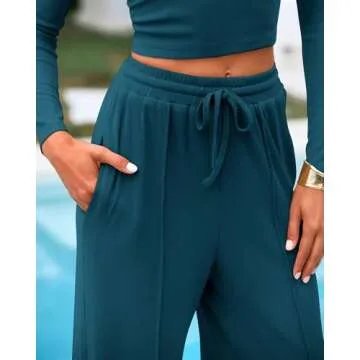 BTFBM Women's Versatile 2 Piece Fall Lounge Set