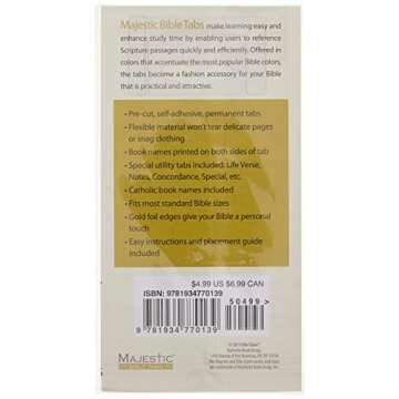 Majestic Traditional Gold-Edged Bible Tabs