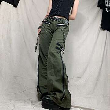Women Y2k High Waist Straight Leg Jeans Y2K Fashion Baggy Denim Pants E Girl Tie Dye Print Flared Trousers Streetwear