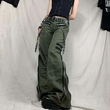 Women Y2k High Waist Straight Leg Jeans Y2K Fashion Baggy Denim Pants E Girl Tie Dye Print Flared Trousers Streetwear