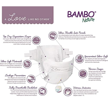 Bambo Nature Eco-Friendly Hypoallergenic Baby Diapers