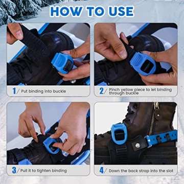 Lightweight Tuxedo Sailor 25" Snowshoes - Enjoy Winter Adventuring!