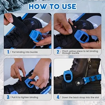 Lightweight Tuxedo Sailor 25" Snowshoes - Enjoy Winter Adventuring!