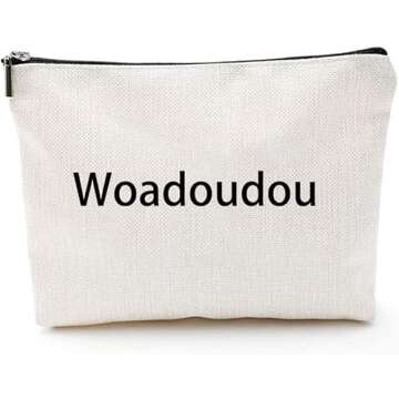 Cute Make up Bag for Mickey Minnie Friends Fans Cosmetic Make up Bag for Women Teen Girls Kids Fans Gift Friendship Gift (for Mickey&Minnie)