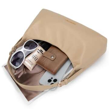 Montana West Shoulder Hobo Bags for Women Trendy Purses Leather Crescent Bags Tan MWC-073TN-NEW