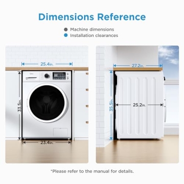 Midea 24" Washer Dryer Combo – Compact & Efficient