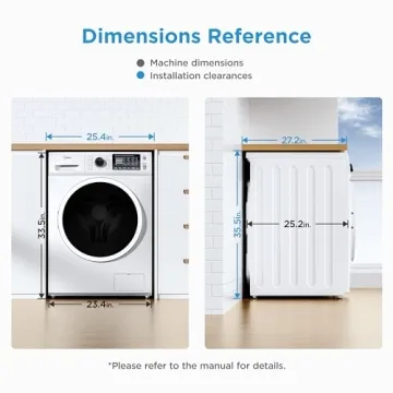 Midea 24" Washer Dryer Combo – Compact & Efficient