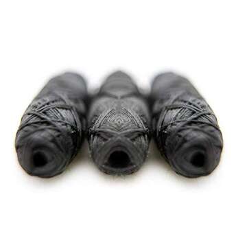 Organic Vegan Bamboo Charcoal Dental Floss X 3 Refill Pack by LILU | with Tea Tree and Peppermint Es...