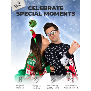 Tstars Jesus Birthday Funny Holiday Xmas Long Sleeve Sweatshirt for Men Women Ugly Christmas Sweater Style Medium Green