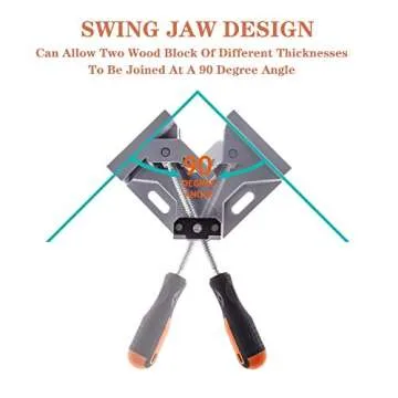 WYQYQ 4pcs Right Angle Corner Clamp for Woodworking