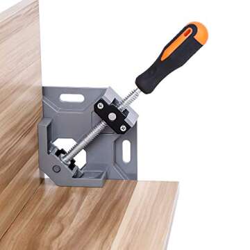 WYQYQ 4pcs Right Angle Corner Clamp for Woodworking