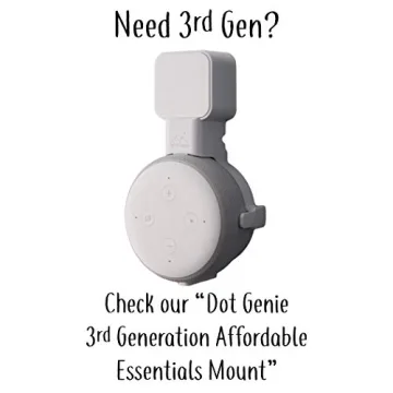 Deluxe Mount for Echo Dot 2nd Generation | Stylish Wall Mount