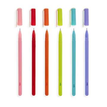 Ooly Modern Writers Gel Pens Set of 6 Vibrant Colors