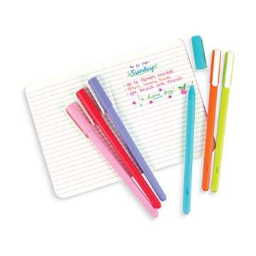 Ooly Modern Writers Gel Pens Set of 6 Vibrant Colors