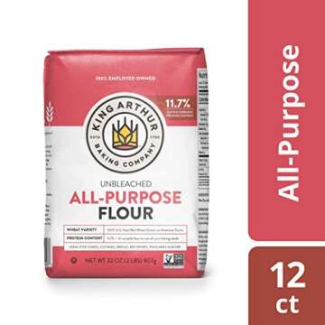 King Arthur, All Purpose Unbleached Flour, Non-GMO Project Verified, Certified Kosher, No Preservati...