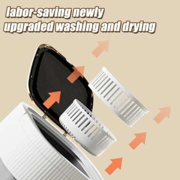 Portable Washing Machine with 11.5L Capacity for Travel