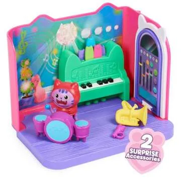 Gabby’s Dollhouse Groovy Music Room with Daniel James Figure