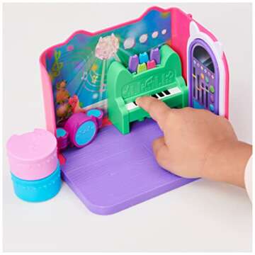 Gabby’s Dollhouse Groovy Music Room with Daniel James Figure