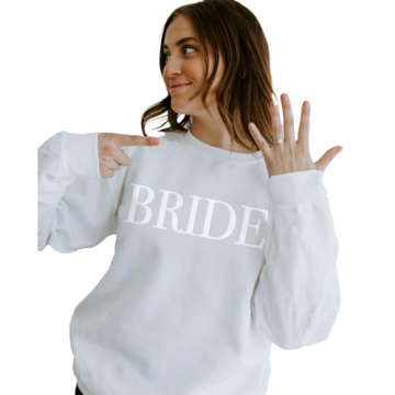 Elegant Bride Sweatshirt for Engagements and Casual Wear