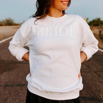 Elegant Bride Sweatshirt for Engagements and Casual Wear