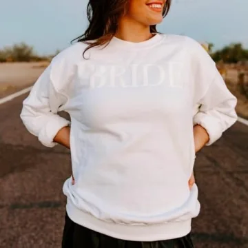 Elegant Bride Sweatshirt for Engagements and Casual Wear