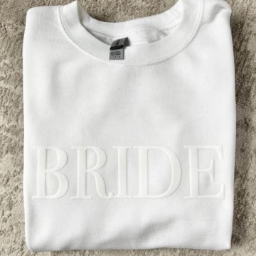 Elegant Bride Sweatshirt for Engagements and Casual Wear