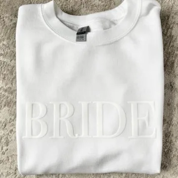 Elegant Bride Sweatshirt for Engagements and Casual Wear