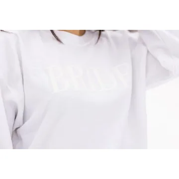 Elegant Bride Sweatshirt for Engagements and Casual Wear