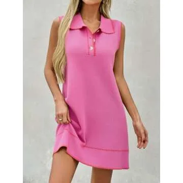 Wenrine Sleeveless Mini Dress - Summer Knit Tank Style