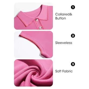 Wenrine Sleeveless Mini Dress - Summer Knit Tank Style