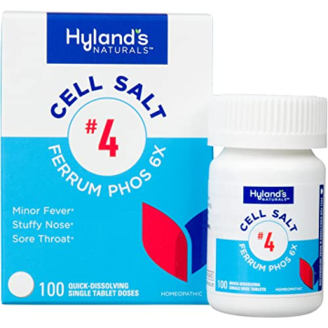 Hyland's Ferrum Phos 6X Tablets for Cold and Flu Relief