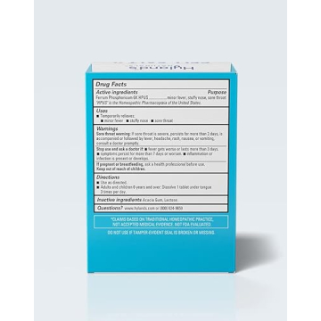 Hyland's Ferrum Phos 6X Tablets for Cold and Flu Relief