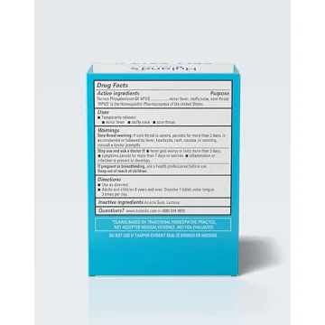 Hyland's Ferrum Phos 6X Tablets for Cold and Flu Relief