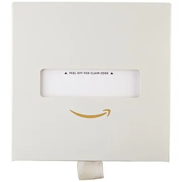 Amazon Gift Card in White Floral Gift Box Perfect for Gifting