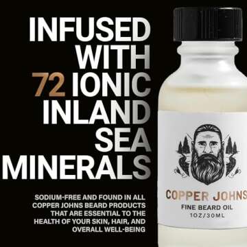 Copper Johns Beard Oil for Men - Growth & Softness