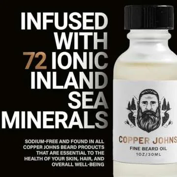 Copper Johns Beard Oil for Men - Growth & Softness